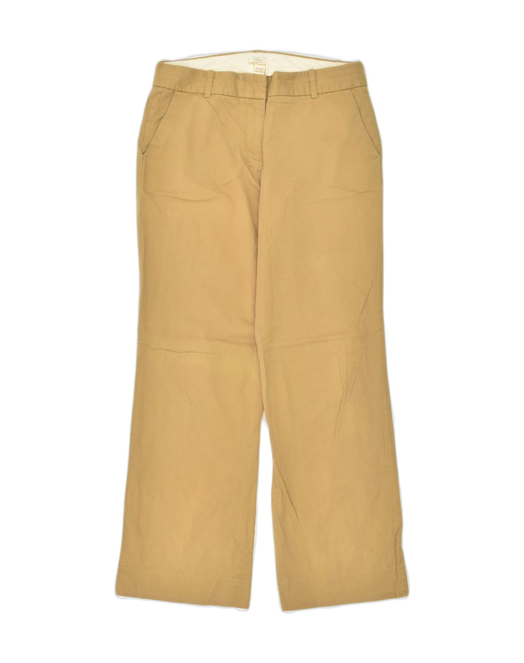 J. CREW Womens Bootcut Chino Trousers US 6 Medium W32 L30 Brown Cotton | Vintage J. Crew | Thrift | Second-Hand J. Crew | Used Clothing | Messina Hembry 