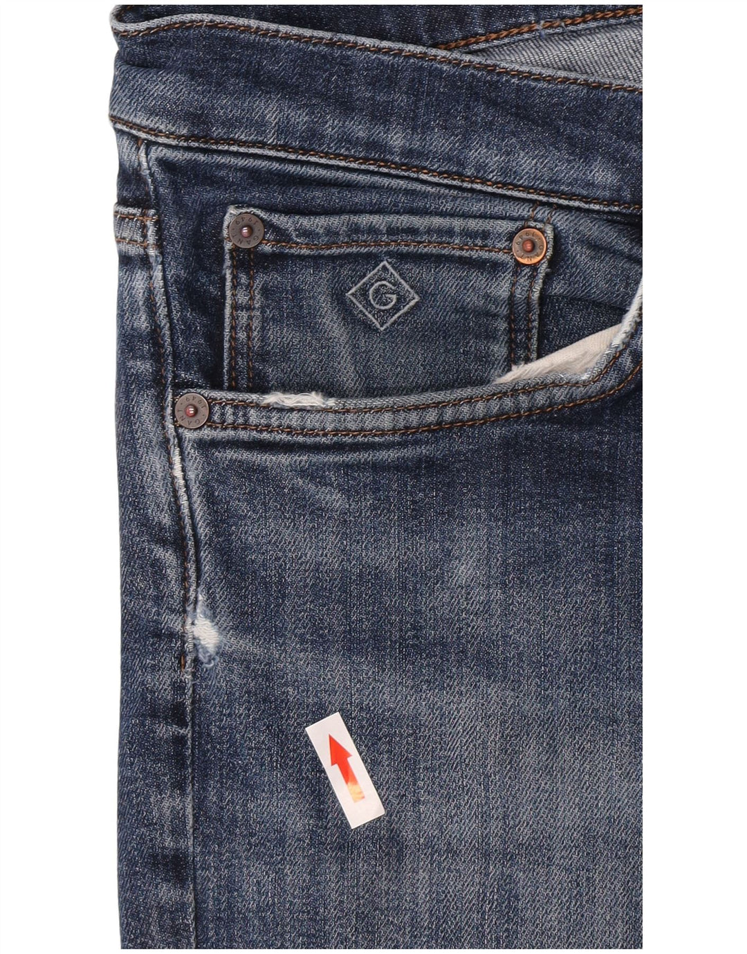 Джинсы мужские узкие Gant W36 L32 синие