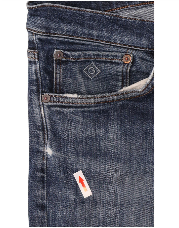 Джинсы мужские узкие Gant W36 L32 синие