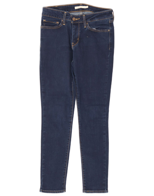 Женские джинсы скинни Levi's 711 W27 L28 Темно-синие, хлопок