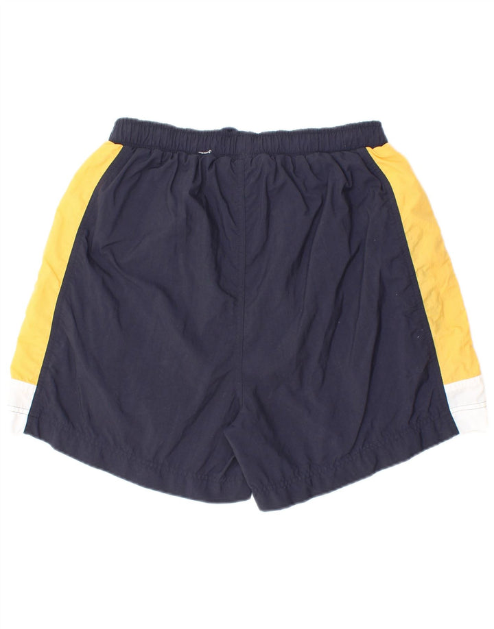 PUMA Mens Sport Shorts Medium  Navy Blue Colourblock Nylon