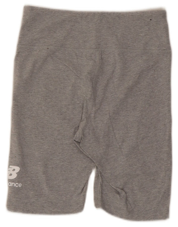 Женские спортивные шорты New Balance UK 8, маленькие серые, хлопковые