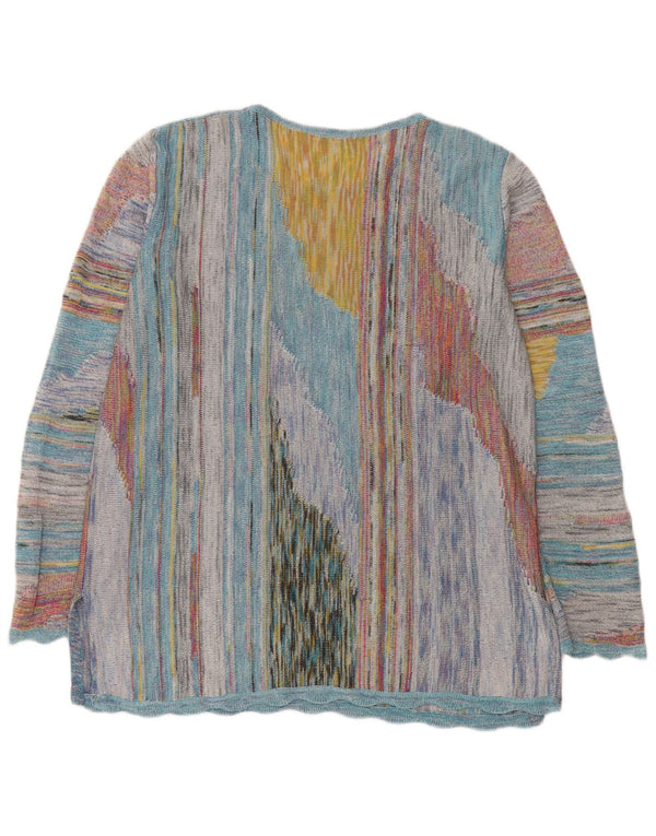 Женский джемпер с круглым вырезом MARCAZZANI UK 16, большой разноцветный