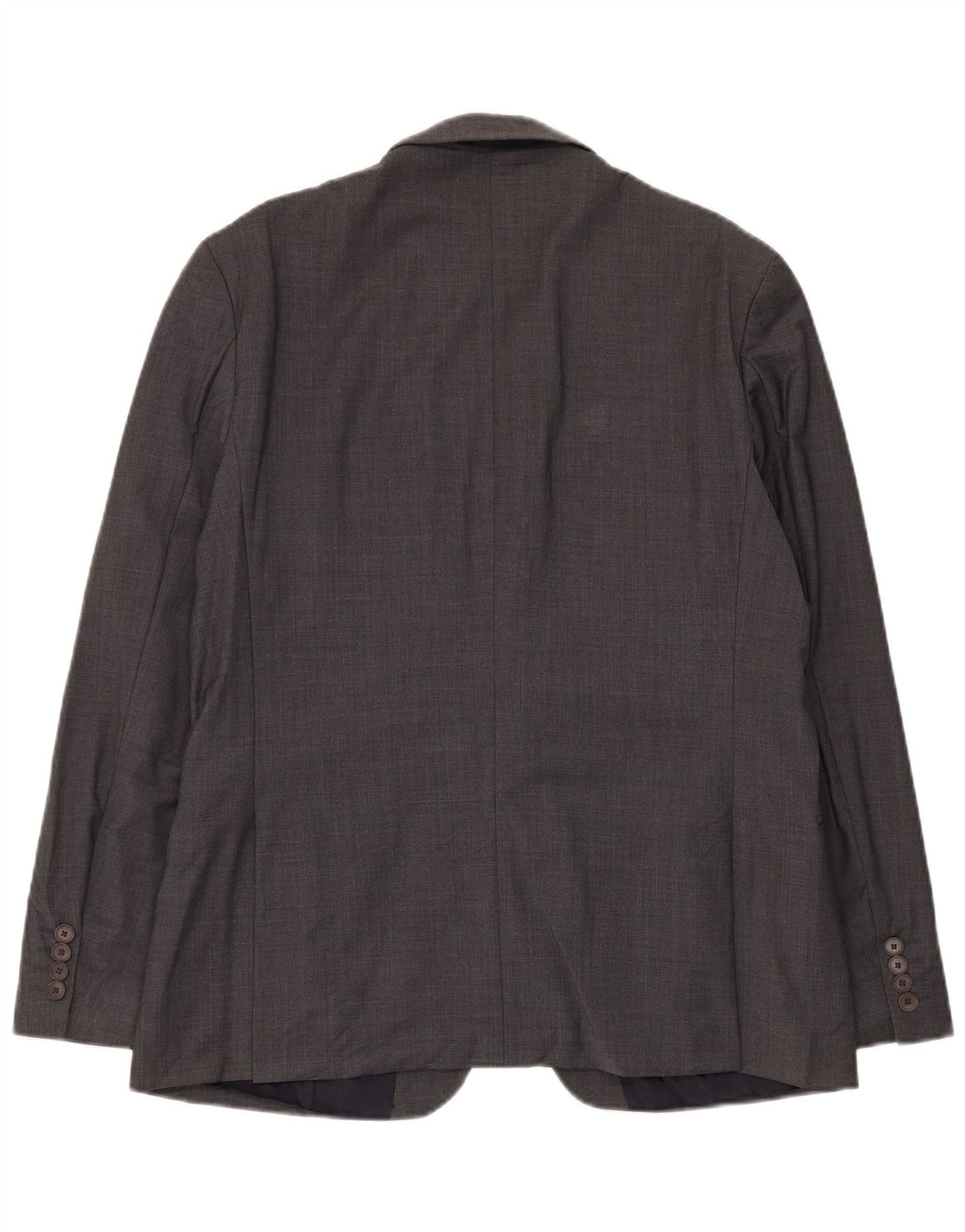 Мужской приталенный пиджак с 2 пуговицами Ted Baker UK 44 2XL, серая шерсть