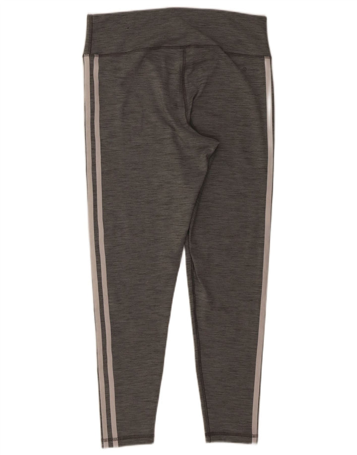 Женские леггинсы Adidas UK 16/18, большой серый полиэстер