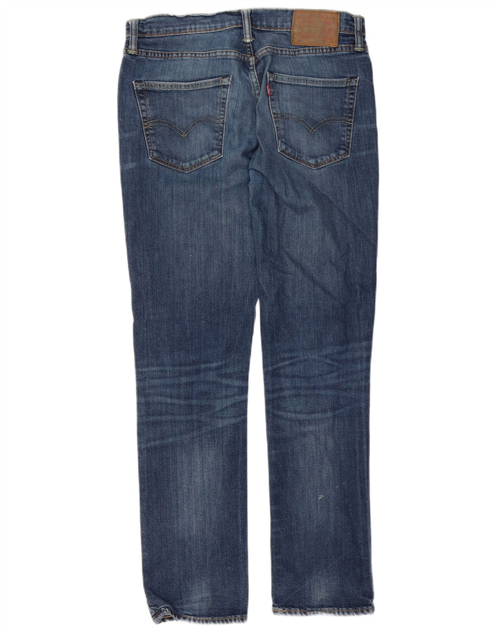 Мужские джинсы Levi's 511 Slim W32 L32 Темно-синие, хлопок
