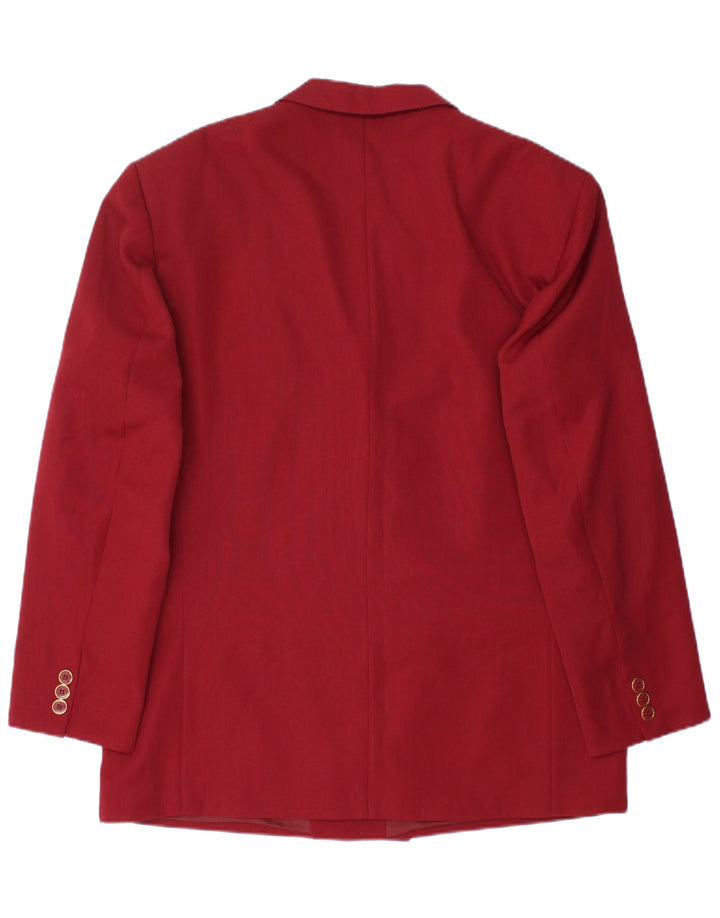 НОВЫЙ мужской двубортный пиджак FAST, большой бордовый цвет EU 50