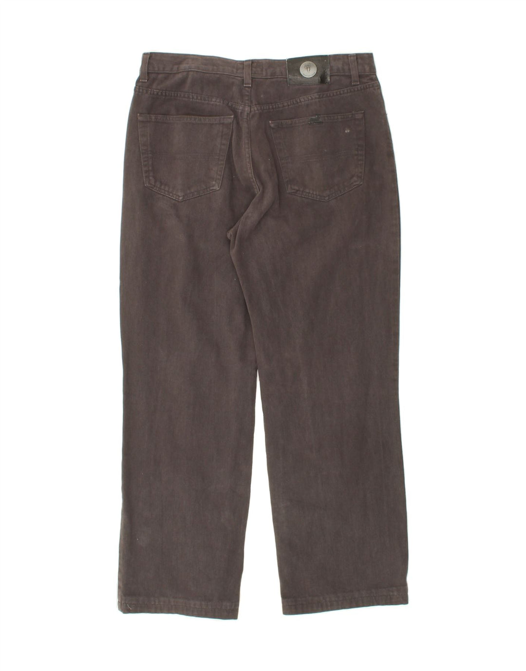 TRUSSARDI Womens Straight Jeans W34 L28 Grey Cotton Vintage Trussardi and Second-Hand Trussardi from Messina Hembry 