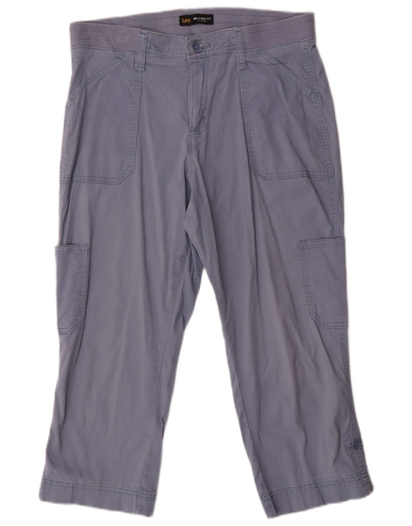 Женские капри свободного покроя Lee со средней посадкой США 8, средние W32 L21, синие