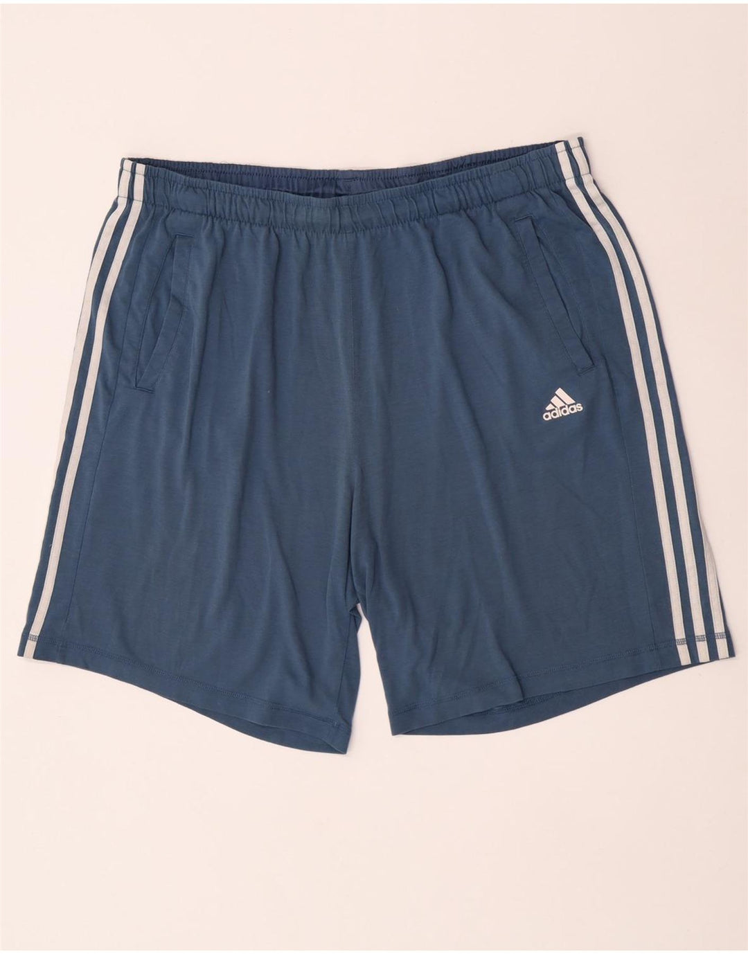Мужские спортивные шорты Adidas Climalite 2XL синие из полиэстера