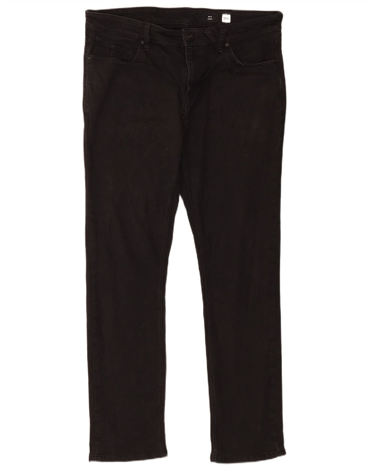 Мужские джинсы скинни Volcom W36 L32, черный хлопок