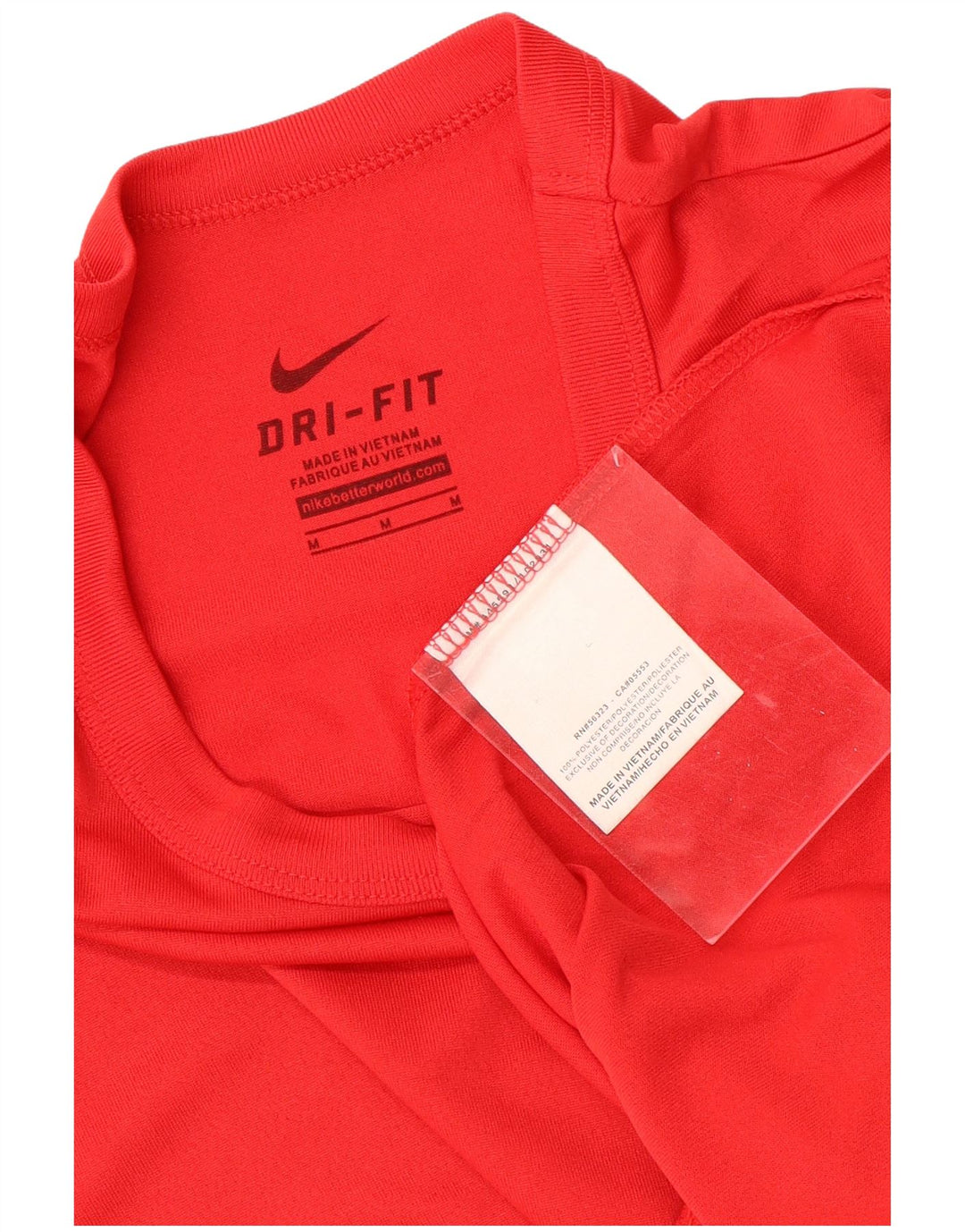 Женская футболка NIKE Dri Fit Top UK 12, средний красный полиэстер