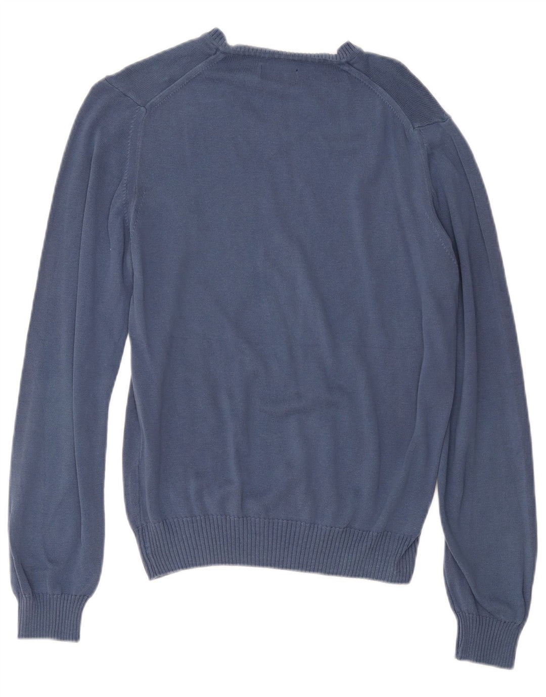Мужской джемпер свободного кроя BROOKSFIELD с v-образным вырезом IT 48, средний синий хлопок