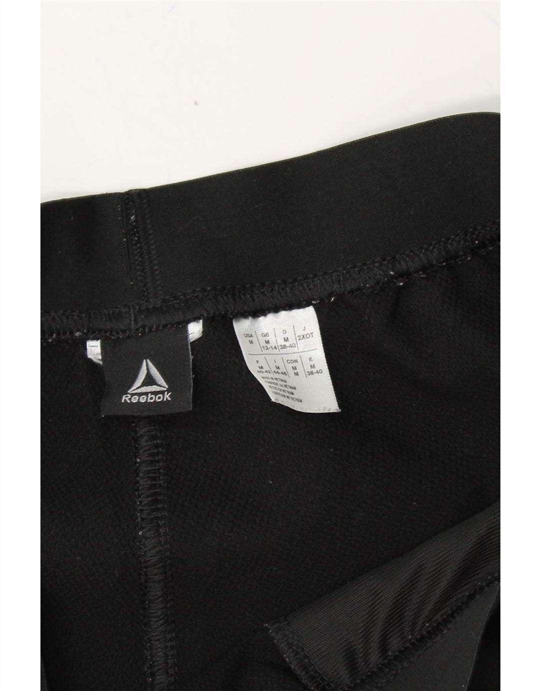 REEBOK Womens Tracksuit Trousers UK 12/14 Medium  Black Vintage Reebok and Second-Hand Reebok from Messina Hembry 