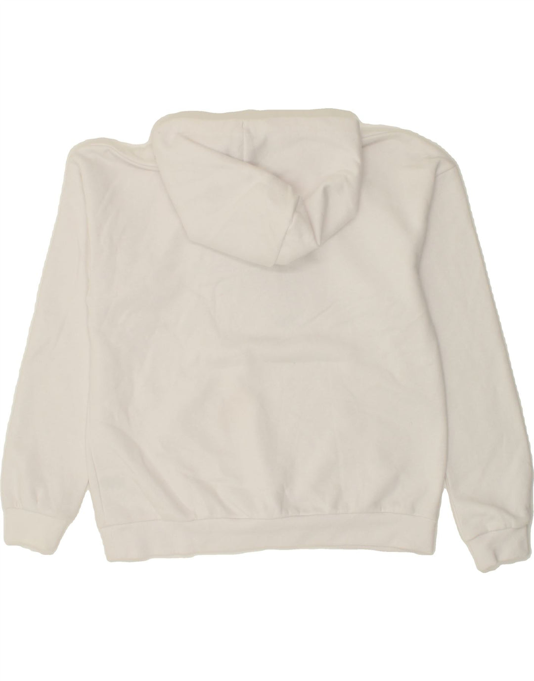 FILA Mens Graphic Hoodie Jumper Small White Polyester Vintage Fila and Second-Hand Fila from Messina Hembry 