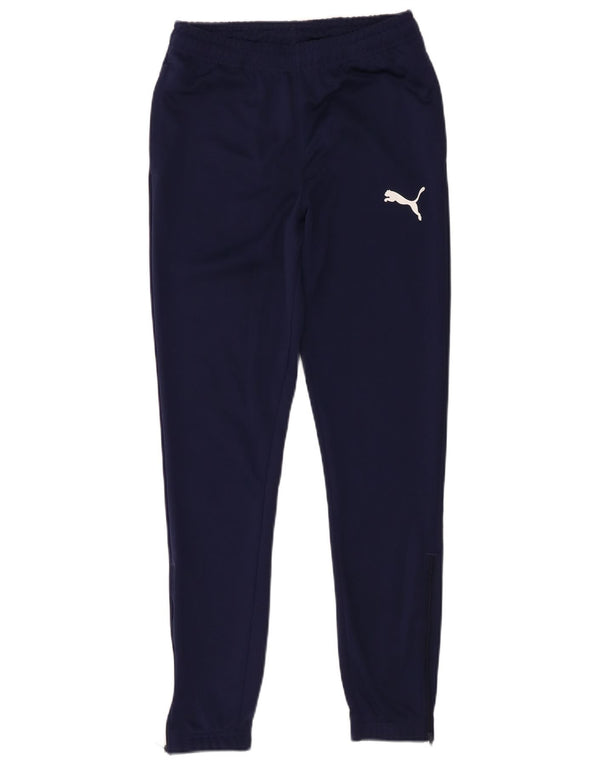 Мужские спортивные брюки Puma XS темно-синие из полиэстера