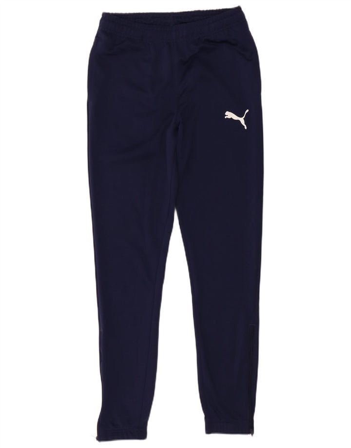 Мужские спортивные брюки Puma XS темно-синие из полиэстера