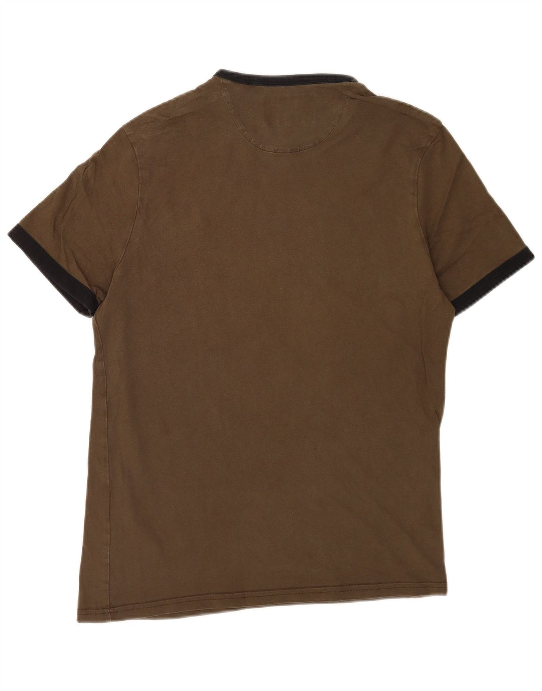 Мужская футболка Lyle & Scott Top Medium Khaki Cotton