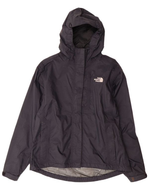 Женская дождевик с капюшоном THE NORTH FACE Hyvent UK 14, средний черный нейлон