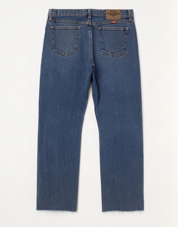 Мужские прямые джинсы Wrangler W31 L27, синий хлопок