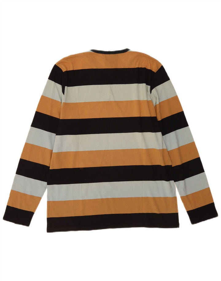 Мужской топ Carhartt из хлопка с длинными рукавами, маленькая разноцветная полоска