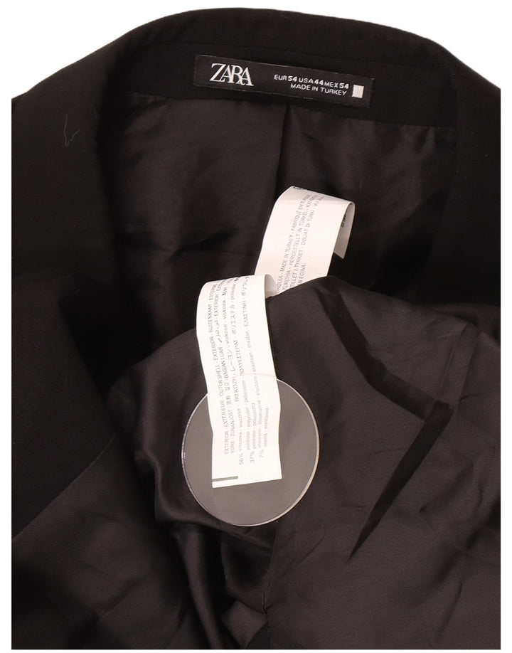 Мужской пиджак Zara на 2 пуговицах EU 54 XL, черный вискоза