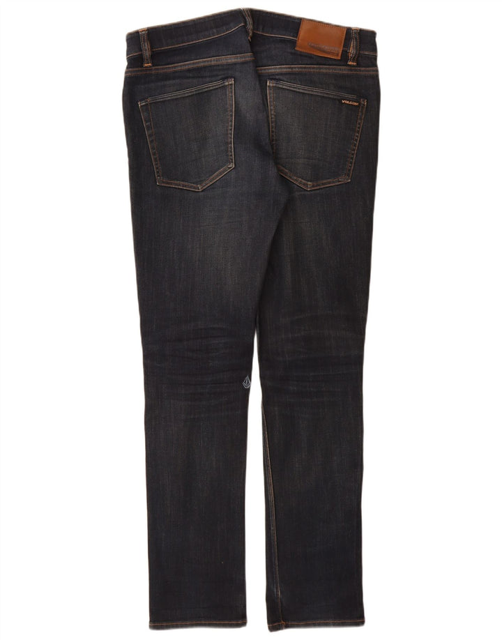 Женские джинсы скинни Volcom W32 L31, темно-синий, хлопок