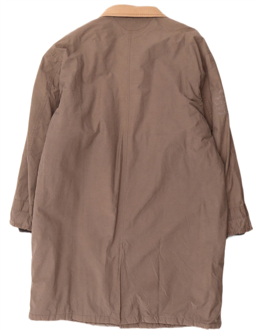 Винтажное мужское стеганое пальто UK 42 XL, серый хлопок