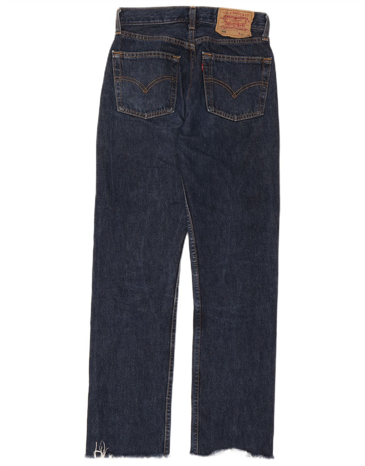 Женские прямые джинсы Levi's 501 W26 L30 темно-синие
