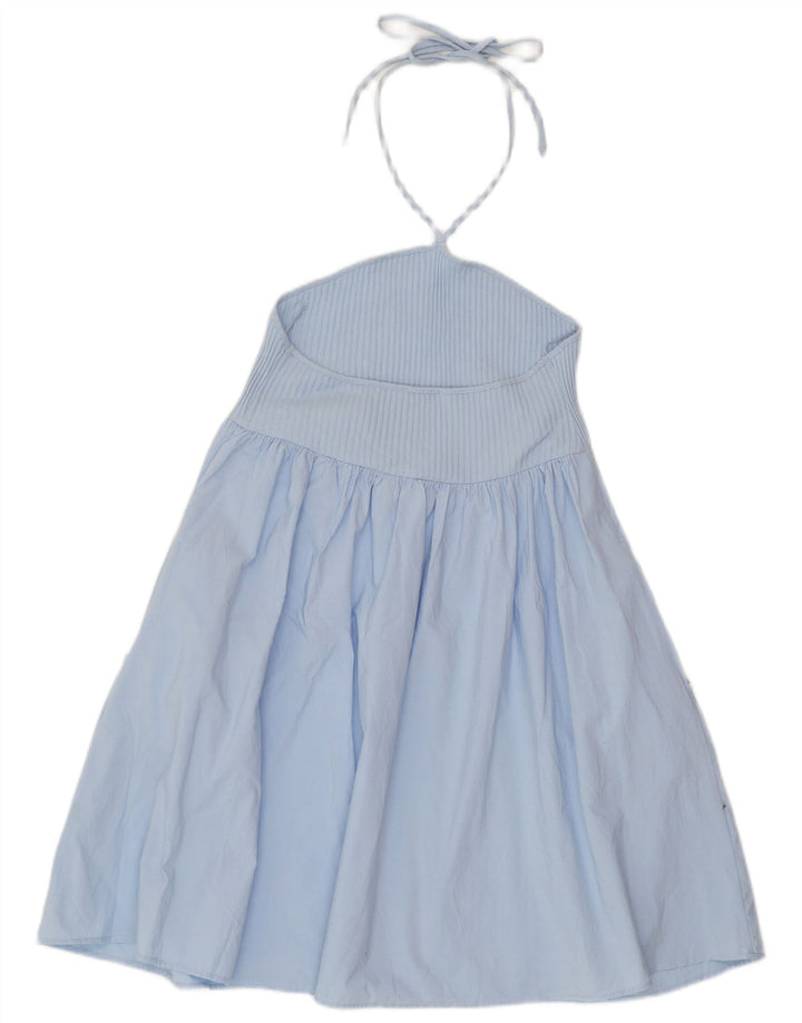 Женское платье с бретелькой ZARA UK 12, средний синий