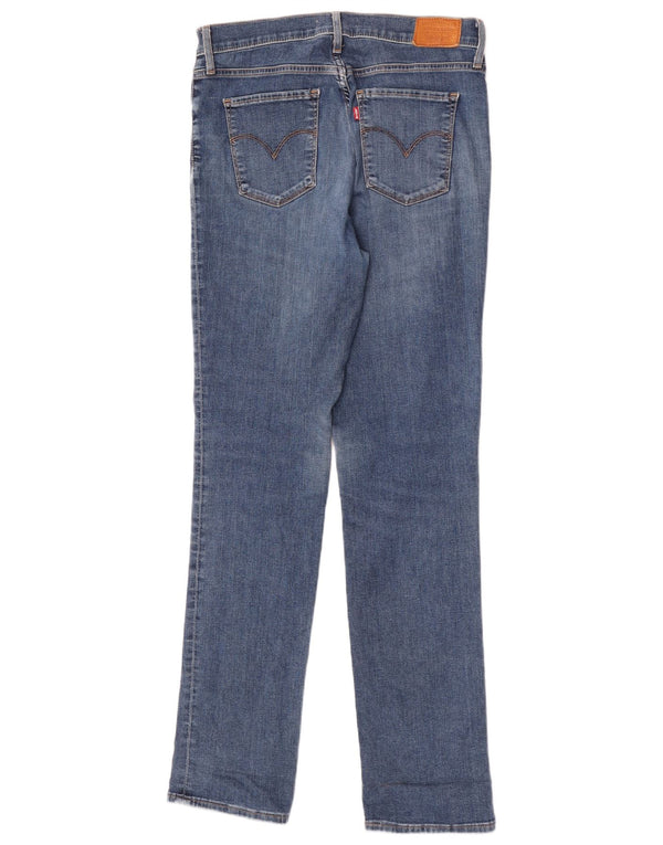 Женские прямые джинсы Levi's 724 с высокой посадкой W30 L32, синие, хлопок