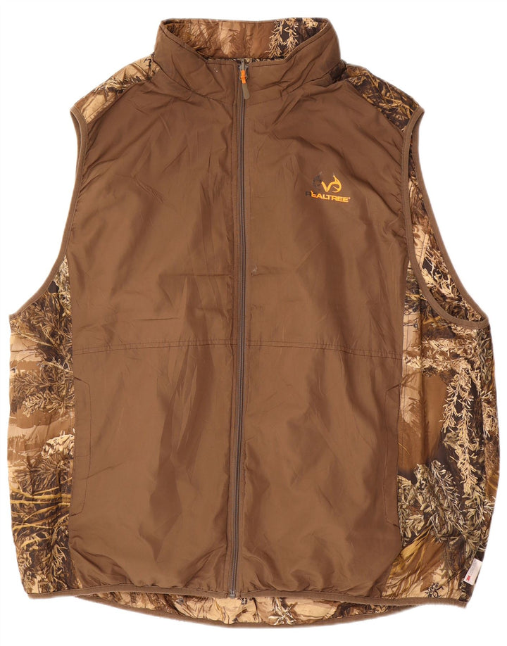 Мужской двусторонний жилет REALTREE IT 54/56 3XL, коричневый камуфляжный полиэстер