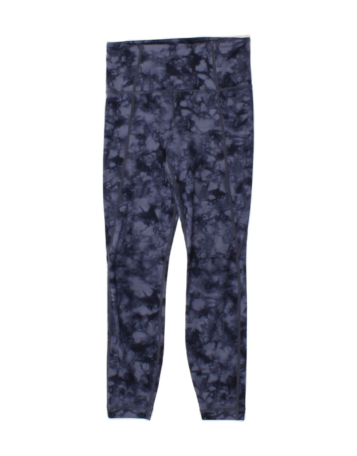 ATHLETA Womens Leggings UK 6 XS Blue Tie Dye Polyester Vintage Athleta and Second-Hand Athleta from Messina Hembry 