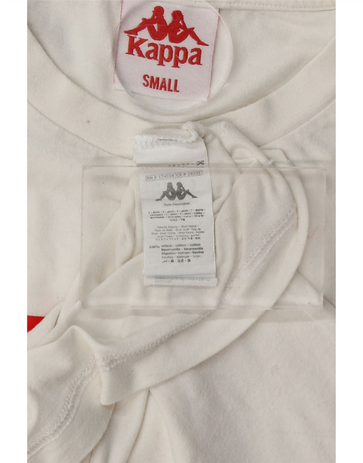 KAPPA Мужская футболка с рисунком, маленький белый хлопок