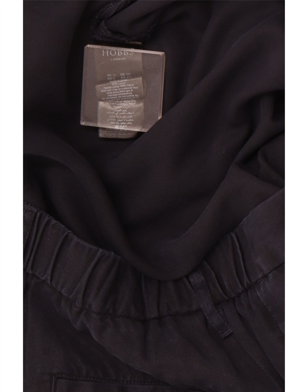 Женские прямые брюки чинос HOBBS UK 12 Medium W30 L28 Темно-синие