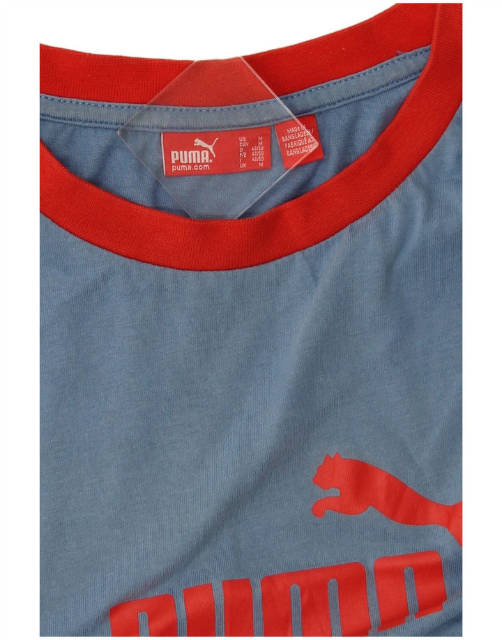 Мужской жилет с рисунком PUMA, средний синий