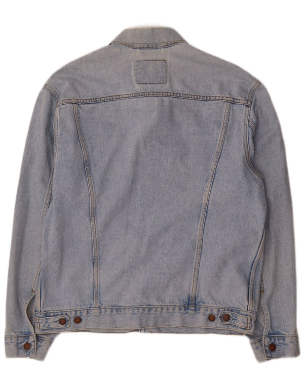 Levi's Mens Denim Jacket UK 40 Large Blue Cotton