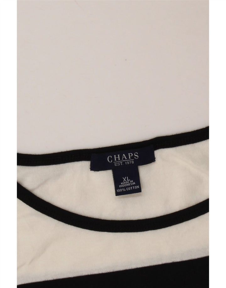 Женский жилет CHAPS UK 18 XL, хлопок в белую полоску