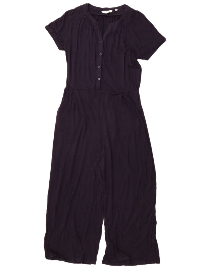Boden Womens Jumpsuit UK 14 Large Navy Blue Viscose
