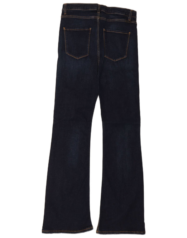 Женские узкие расклешенные джинсы Zara EU 40 Medium W30 L32 Темно-синие, хлопок