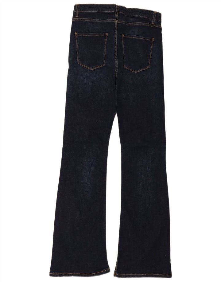 Женские узкие расклешенные джинсы Zara EU 40 Medium W30 L32 Темно-синие, хлопок