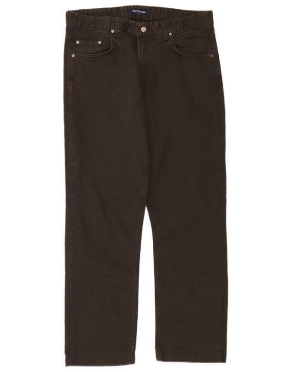 Мужские прямые джинсы Pierre Cardin IT 46, маленькие W34 L30, коричневые, хлопок
