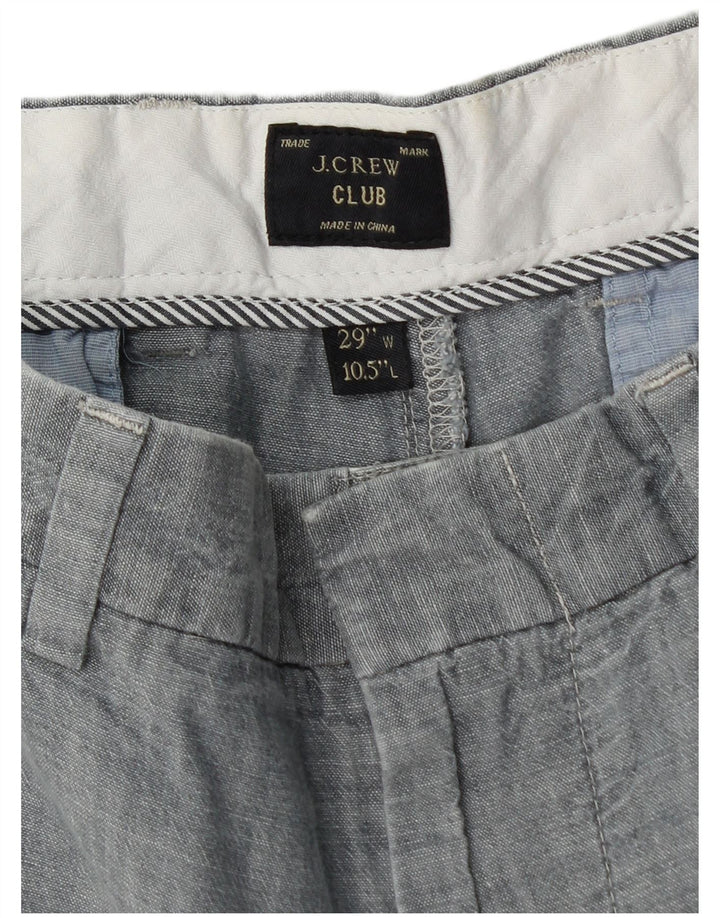 Мужские шорты чинос J. CREW Club W29, хлопок среднего серого цвета