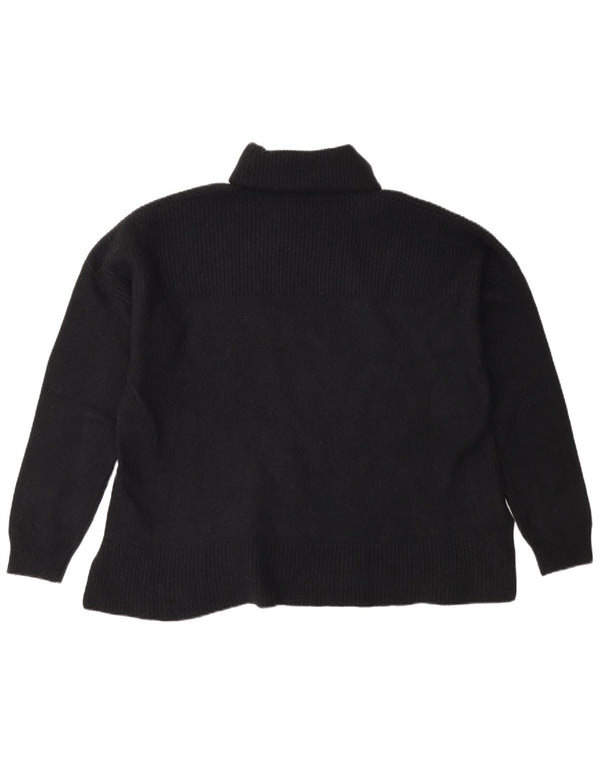Liu Jo Womens Roll Neck Jumper Sweater UK 18 XL Black