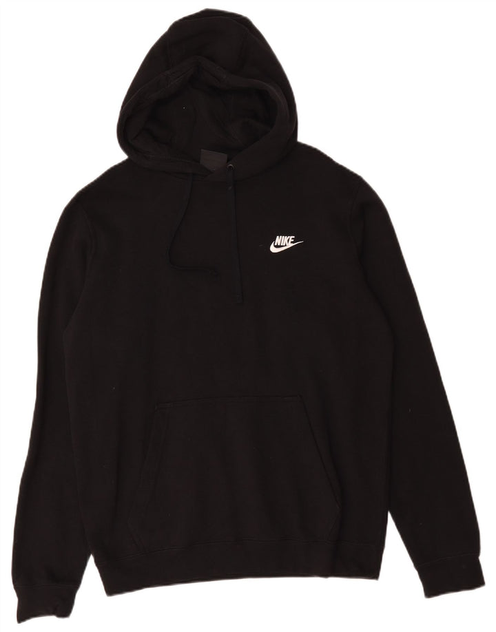 Мужской джемпер с капюшоном Nike, средний черный, хлопок
