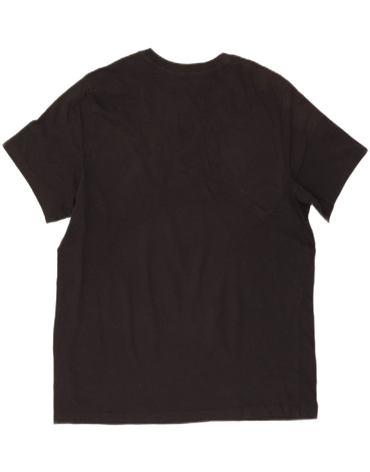 NIKE Mens Graphic T-Shirt Top XL Black Cotton Vintage Nike and Second-Hand Nike from Messina Hembry 