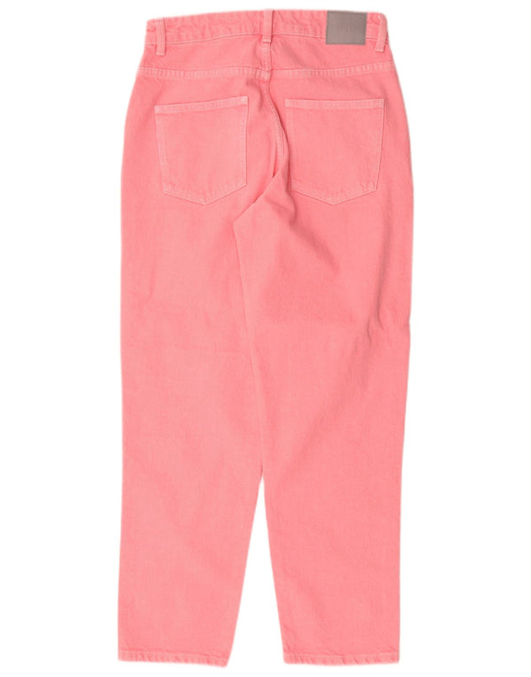 Женские зауженные джинсы Zara EU 38, маленькие W28 L28, розовый хлопок