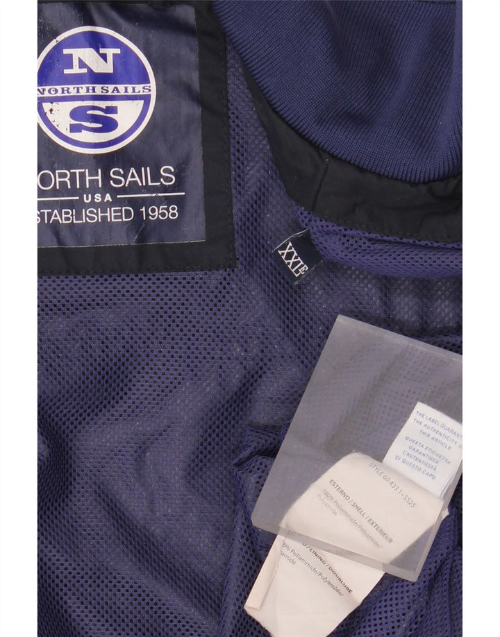 Мужская куртка-бомбер North Sails UK 44 2XL Темно-синий полиамид