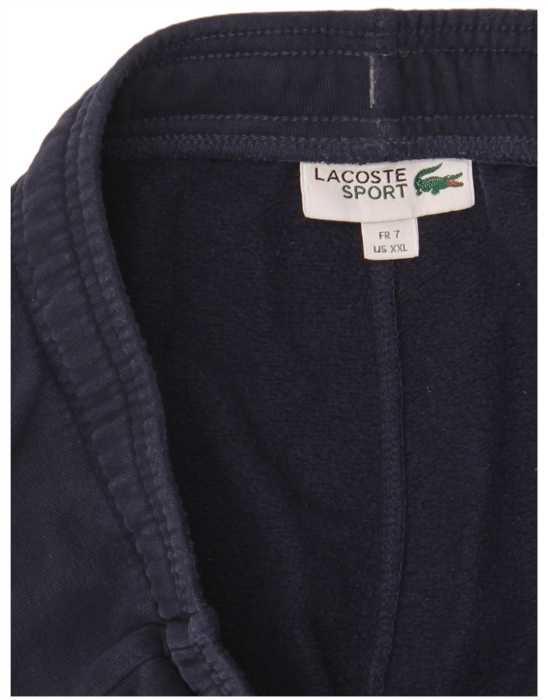 Мужские спортивные брюки Lacoste, размер 7, 2XL, темно-синие