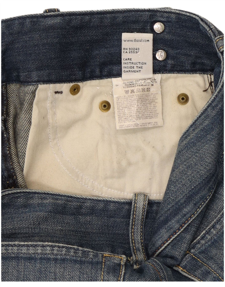 Женские джинсы Bootcut Diesel W28 L31 синие, хлопок